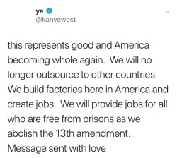 ryandevon:  kidkendoll: gluten-free-pussy:  Wait…WHAT amendment????  Oh just the one that abolished slavery. What kills me if that Kanye is aggressively misinformed and underinformed. But when statements like this create confusion, he thinks people