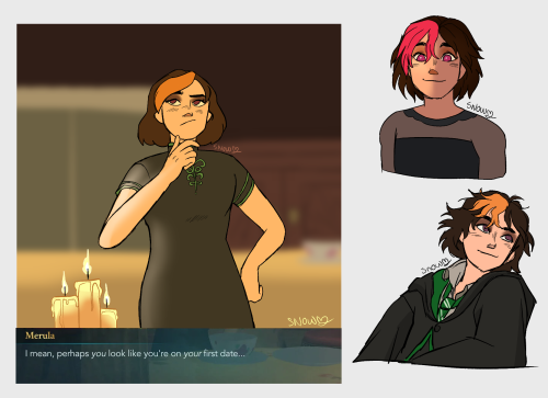 norvegia:some screenshot redraws of my favorite gal… can you guess who I’m romancing 