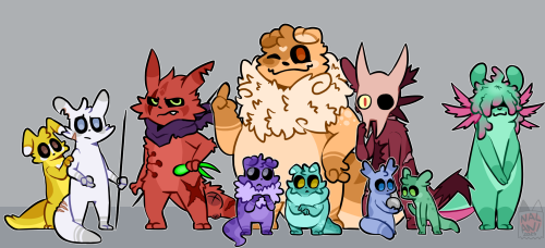 Redesigned My Favorite Creatures C: