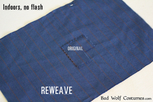 10th Doctor blue suit fabric reweavewww.doctorwhocostumeguide.com/2018/07/10th-doctor-blue-su