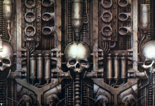 70sscifiart:  H.R. Giger, the Swiss artist known for his macabre work on Alien and Jodorowsky’s Dune, has died at age 74. 