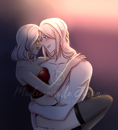 Happy Valentine’s day! Here are my first Vladhana fanart ♥Enjoy![DON’T REPOST/REU