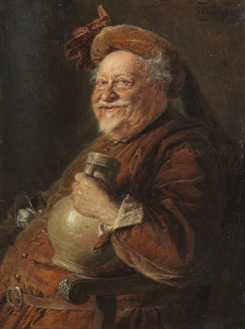 Eduard von Grützner - Falstaff (1906)