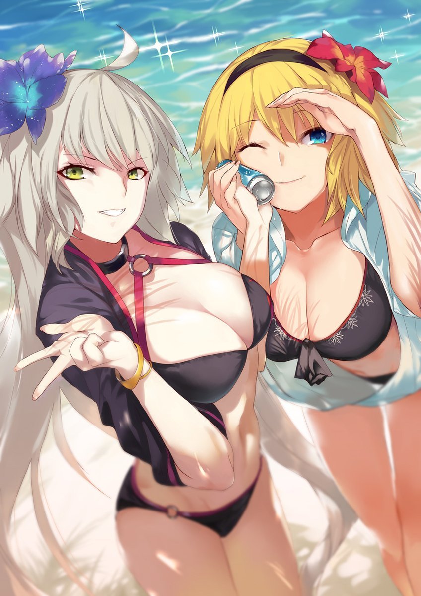 rennebright:   オランド欧朗@OHLAND2733:絵0810 ジャンヌ二枚~^^  ※Illustration