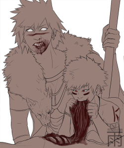 urbanashes: Feral!Bakugou AU  Mitsuki is