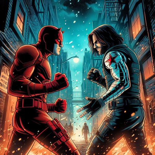 WINTER SOLDIER And DAREDEVIL Created With Ai