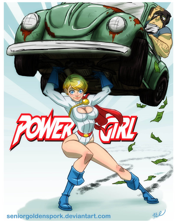 hondobrode:  Abraham Lopez fan artPower GirlHarley QuinnWonder WomanSuperman / Clark
