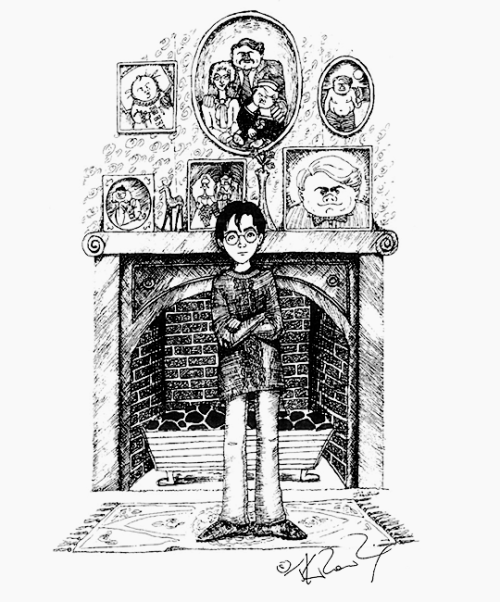 knockturnallley:J.K. Rowling’s ‘Harry Potter’ illustrations