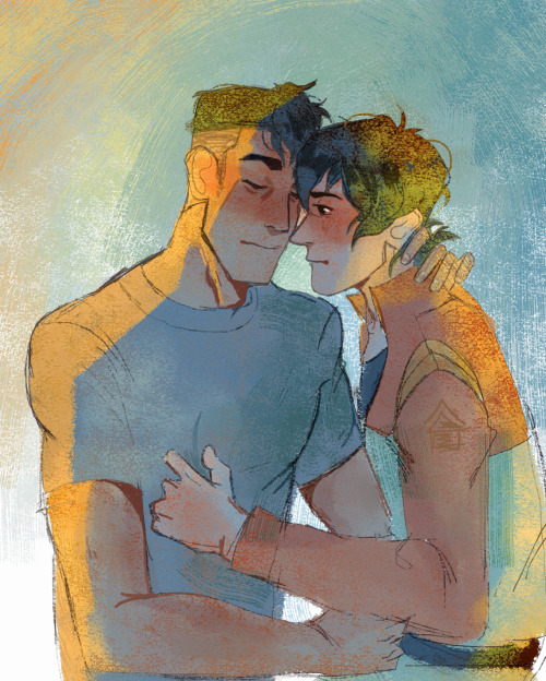 littlestpersimmon: His entire chest aches.Shiro presses his forehead against Keith’s and close