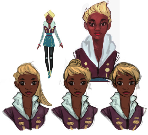 A spacegirlr character design I’ve been working on recently for a personal story! I think I&rs