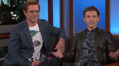 Tom Holland & Robert Downey Jr. + spoken by the media pt. 1