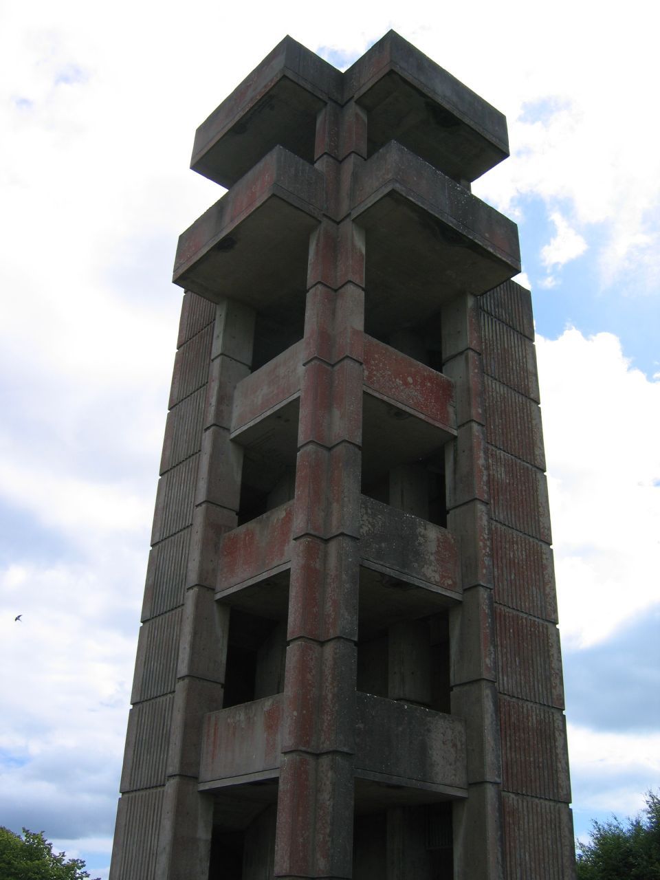 architectureofdoom:  Moylurg Tower, Lough Key Forest Park, Ireland, built early 1970s.