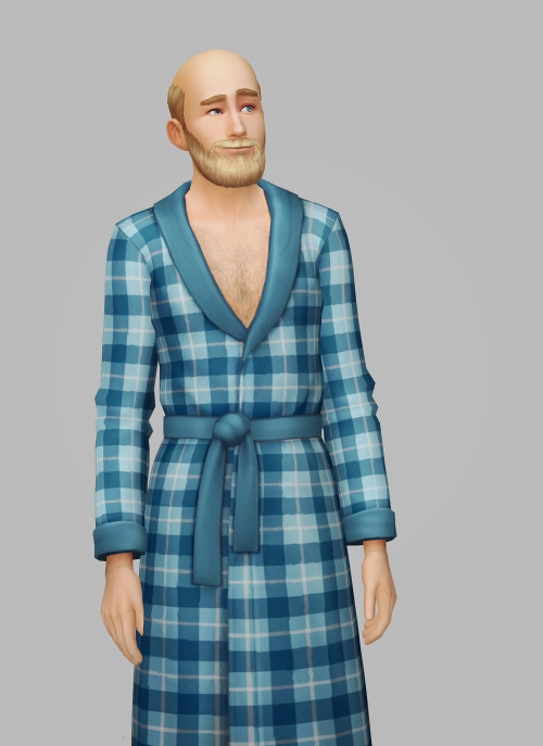 Cottage Living Robe - Base Game Compatible EditPajama-free Cottage Living robe, made BGC. Perfect fo