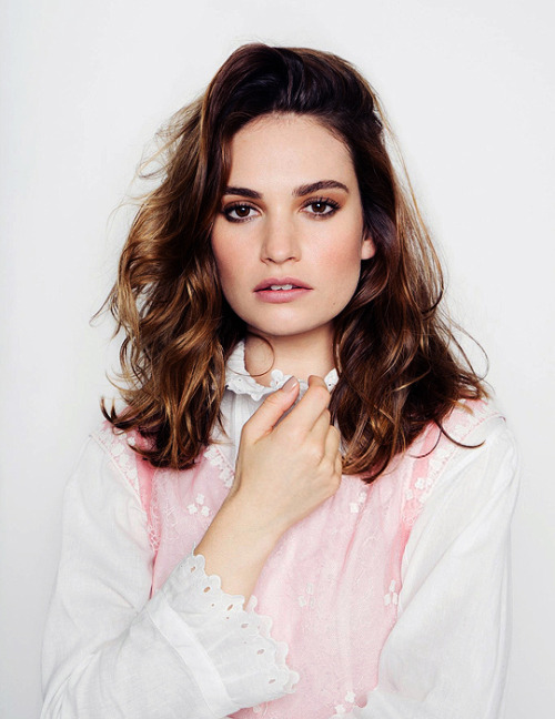 dianasofthemyscira: Lily James for Madame Figaro, September 2017