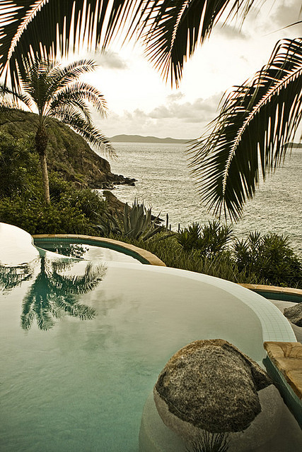 Infinity Pool at Little Dix Bay, British Virgin Islands (by Jesse Southerland).