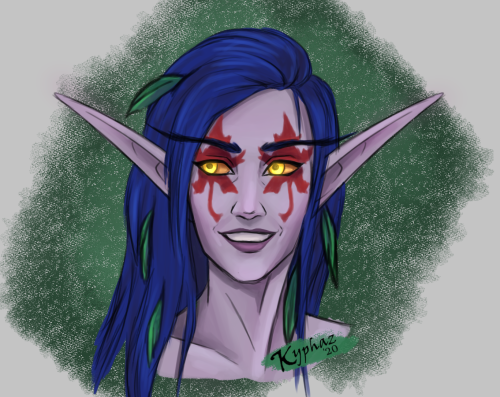 Druidess Mokorabi, gift for a dear friend ^-^ 