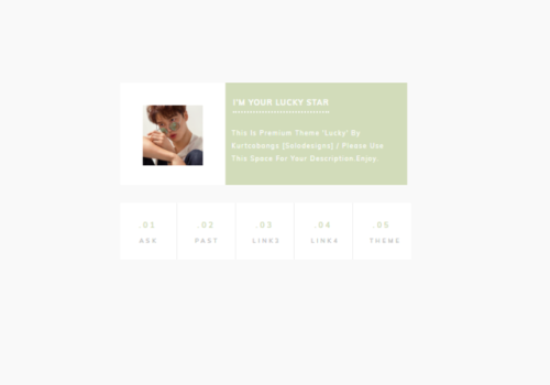 kurtcobangs:Premium Theme: Lucky Preview | Buy Theme Here | Price: $10 Check Out @kconet For More Qu