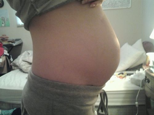 XXX littlemissnoteverything:  25 weeks today! photo