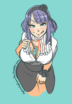 apinchofvanilla:  More doodles done during last night’s stream- the candy gal from Dagashi Kashi 