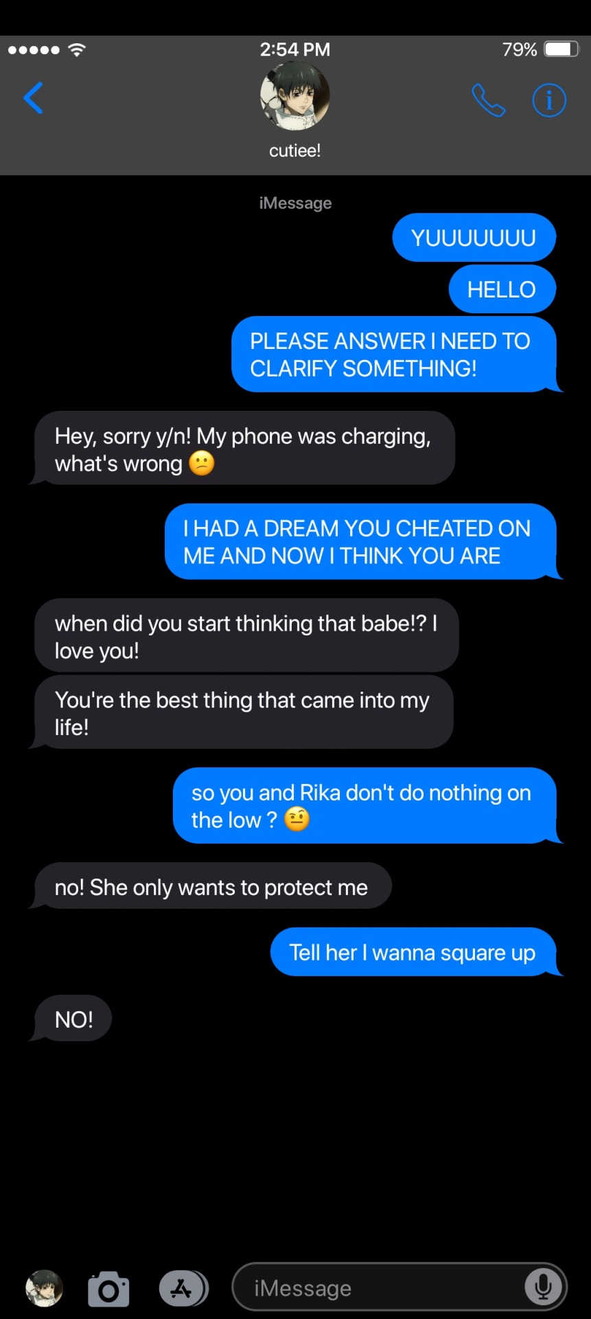 Having A Bad Dream!