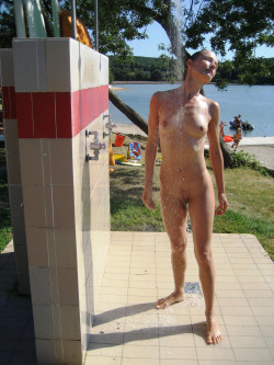 Naked Outdoor Showering In Public (Part 2..)