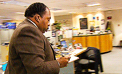 dundermifflinscranton:  Stanley just drank OJ out of my mug and didn’t seem to