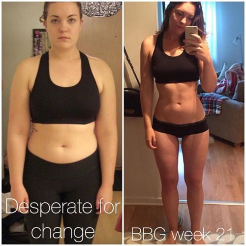 biczozb:  @blahniksandburpees SHE DID IT 🙌 she made the change and look how amazing she looks AND feels 😍☺️ I’m so happy for ALL of you ladies ! You are incredible and I love watching your journeys day by day! #soblessed #bbgprogress #sweatwithkayla