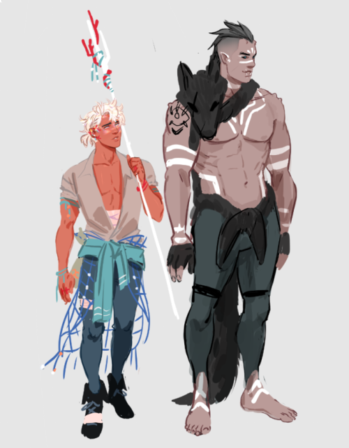 siobhanchiffon:D&amp;D characters from a campaign I run for friends! Captain Maulfang, the 