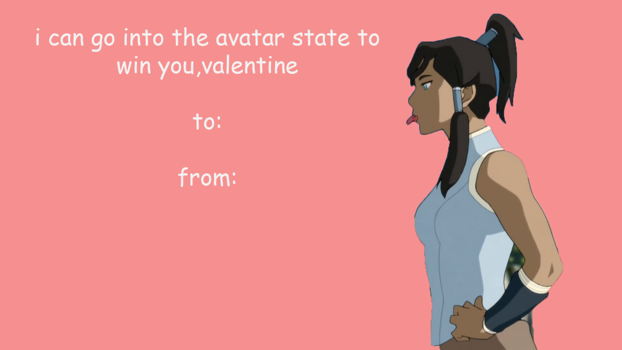 tahnosbubblebutt:  korra valentines part 2 (part 1) 