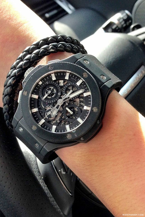 watchanish:  Aero - the Hublot with the holes.More of our footage at WatchAnish.com.