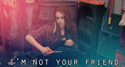 I M Your Bitch Liz Gillies Gif Hunt Her And Scissors