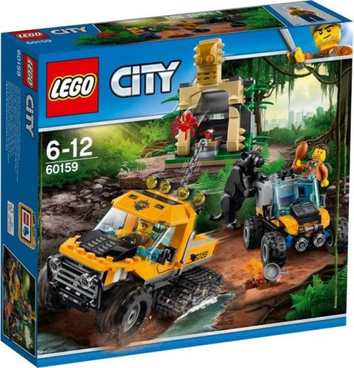 LEGO City Jungle Exploration SetsStarter Set (60157)Cargo Helicopter (60158)Mission with Half-track 