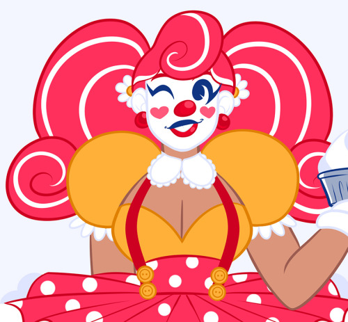 sadface-art:I wanted to draw a cute Clown girl.