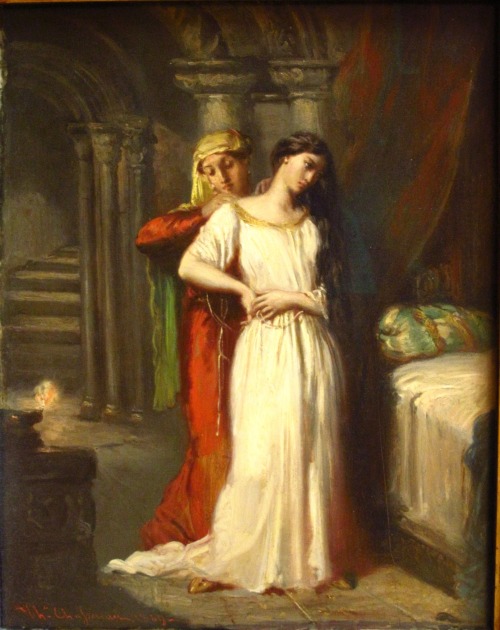 Desdemona Retiring to Her Bed, Théodore Chassériau, 1849
