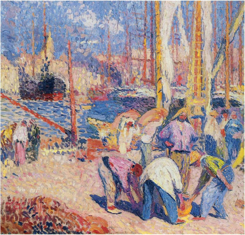 Marseilles, Henri MartinMedium: oil,canvas