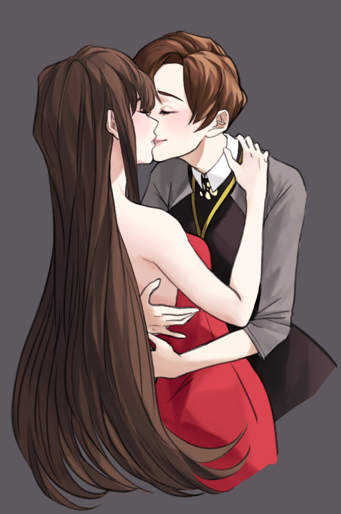 gardneria:my thought with this was like… the party pda scene we all deserved in jaehee happy end
