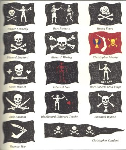 polemostasis:Pirates flags