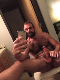 prostroker:  My hairy bate buddy is showing off for me and my tumblr feed again :) 