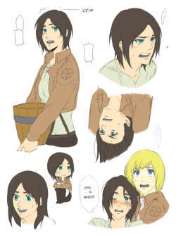 miyajimamizy:  Fem!Eren and Fem!Levi! Because