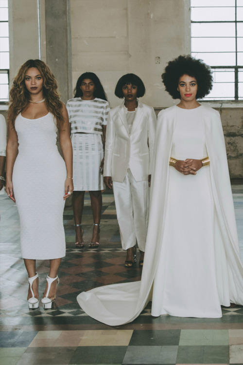 beyoncefashionstyle:  Solange’s wedding