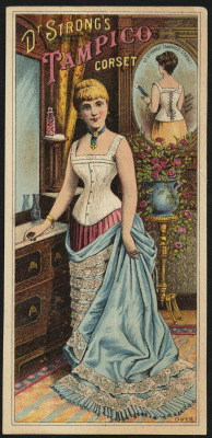 gameraboy:  Vintage corset ads from 1870-1900, via the Boston Public Library. 