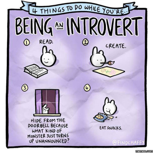 introvertunites: If you’re an introvert, follow us @introvertunites. 