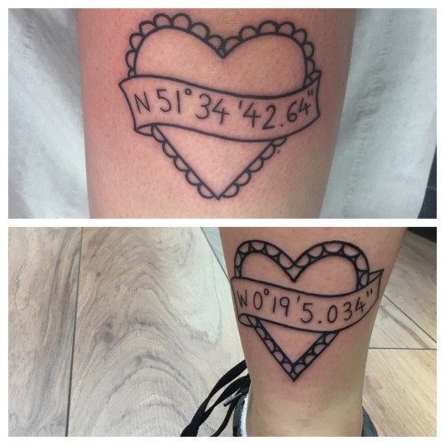 fuckyeahtattoos: Me and my best friend from England (I’m from boston), got matching tattoos. If you 