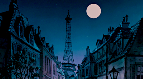 vintagegal:  Paris in Disney’s The Aristocats (1970)