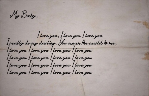 1111111111110:Love letter