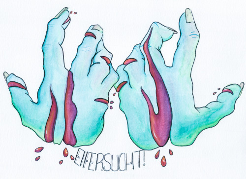 Rammstein Watercolor Series - Sehnsucht (Part 2)Album: Sehnsucht (1997) - Tracks Painted: Du Hast, K