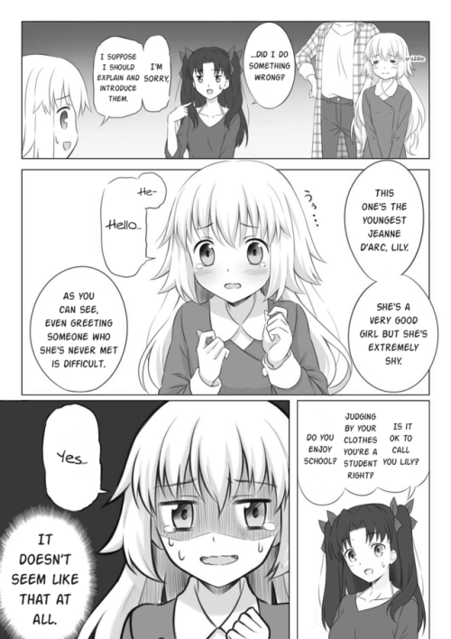 The Jeanne sisters move in! Chapter 2https://twitter.com/Shinjiro_Ikari/status/1008674741522010112TL