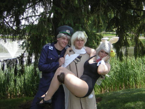 AnimeNEXT ‘13 Sunday Hetalia Photoshoot Part 3US/UK    Prussia/Canada     GerIta    RusAme    