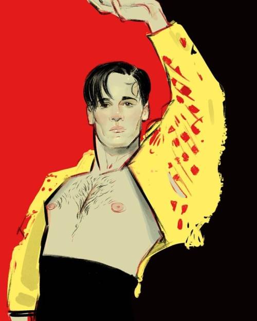 egorodriguez:  I’d been rewatching lots of 80s-90s movies lately.  Last night was “Strictly Ballroom” who remembers Scott Hastings?  #egorodriguez #illustrationtoday  #bazluhrmann #strictlyballroom  #popculture #popart #queerart — view on Instagram