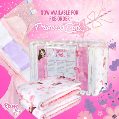 Princess Pink has used  her magic to make an all new diaper that’s on a whole new level! Just 